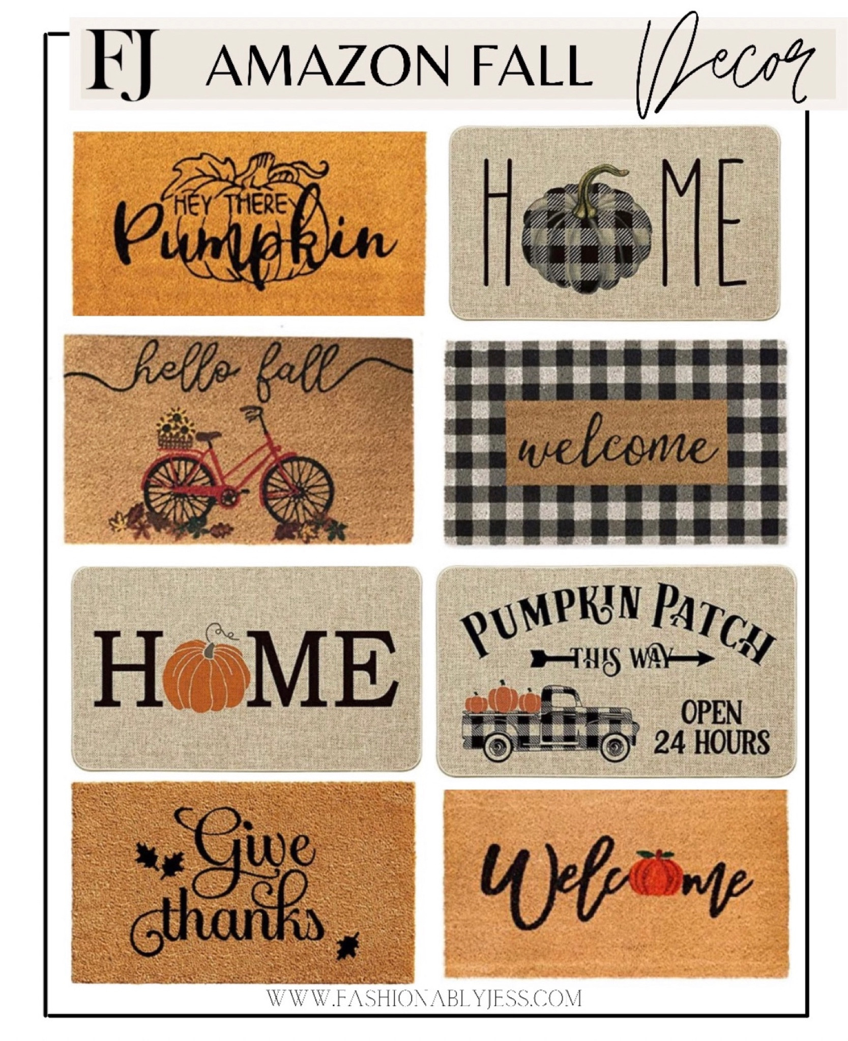 Amazon fall mats 

#LTKsalealert #LTKunder50 #LTKSeasonal