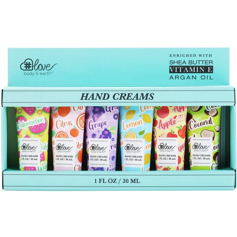 Hydrating Hand Cream Gift Set, Mini Hand Skincare Hand Lotion for Women Valentines | Walmart (US)