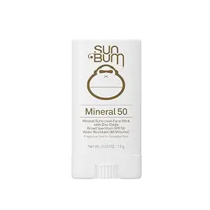 Sun Bum Mineral SPF 50 Face Stick Sunscreen - Travel Size, 0.45 oz | Amazon (US)
