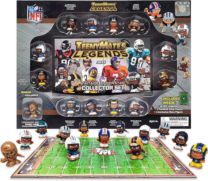 Party Animal NFL TeenyMates Legends Series 3 Gift Set | Amazon (US)