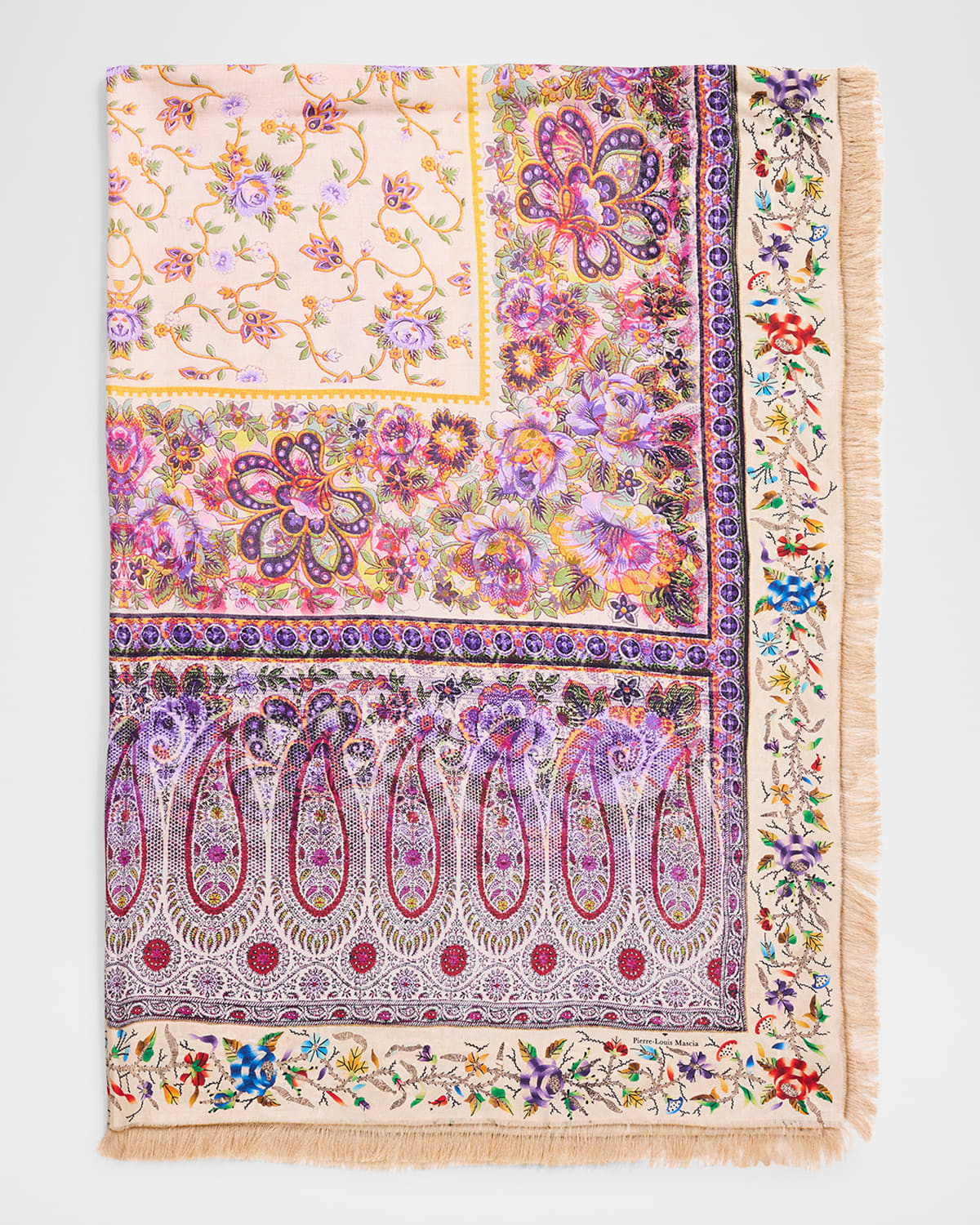 Mascia Aloe Ultrawash Silk Scarf | Neiman Marcus