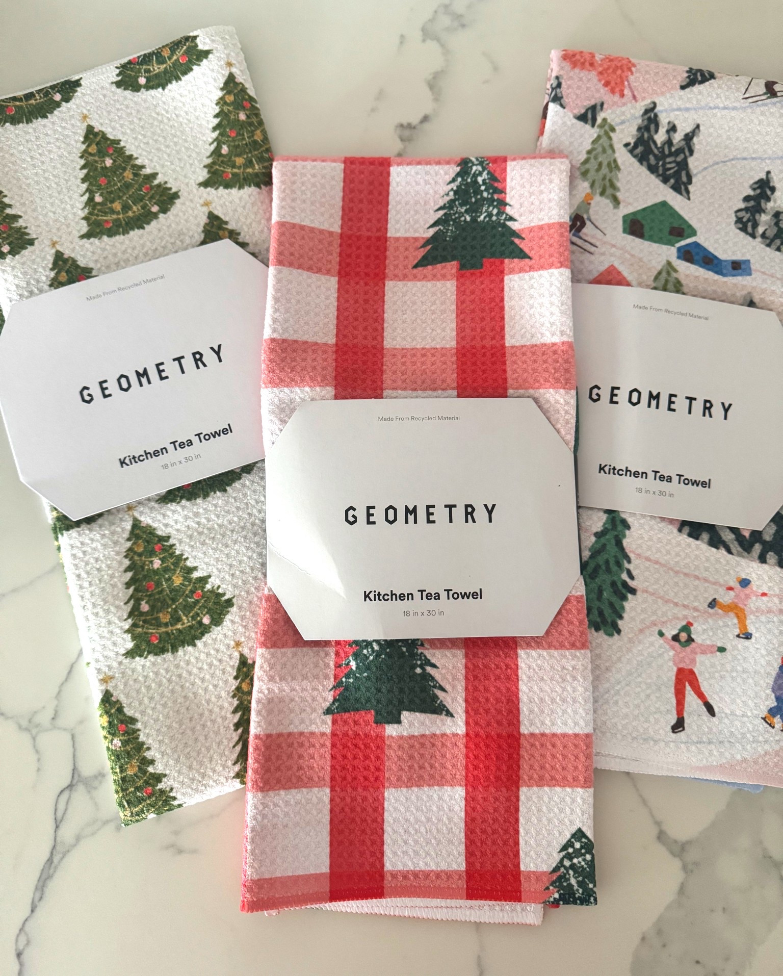 Geometry holiday towels 

#LTKHoliday