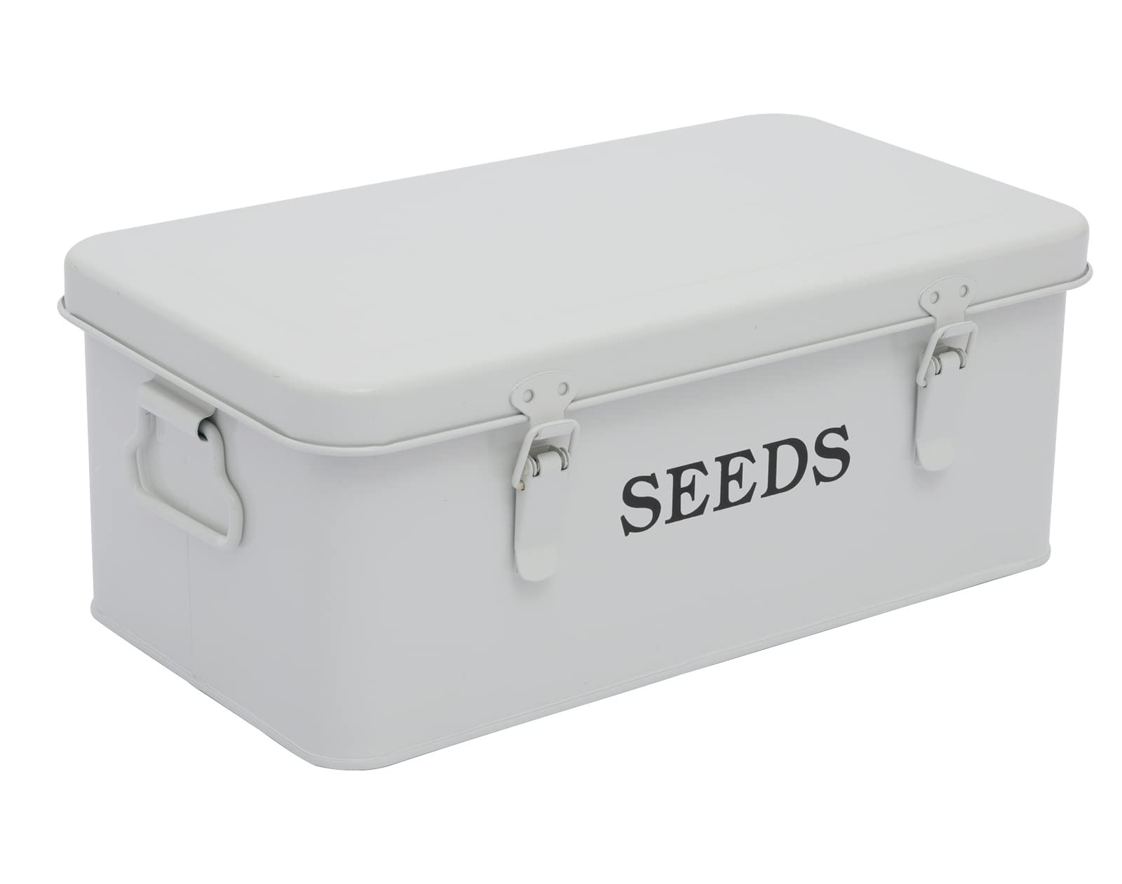 Seed Saving Box, Metal Seed Bin, Seed Storage Organizer, Seed Packet Container with Lid, Seed Env... | Amazon (US)