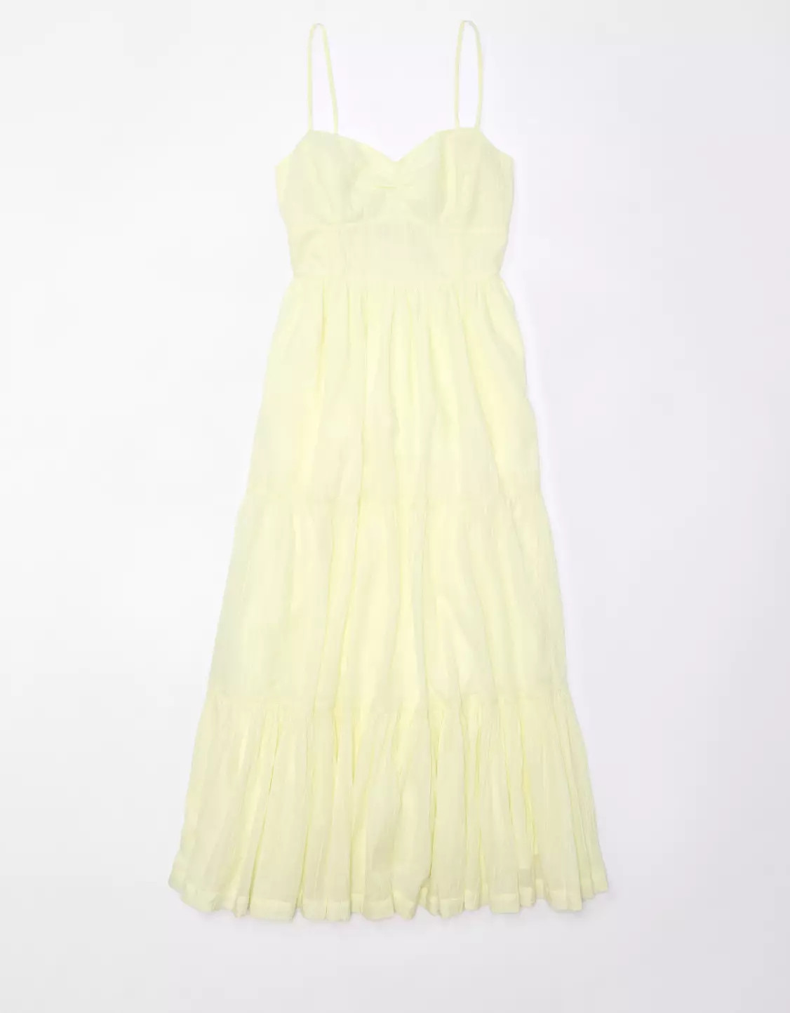 AE Tie Back Midi Dress | American Eagle Outfitters (US & CA)