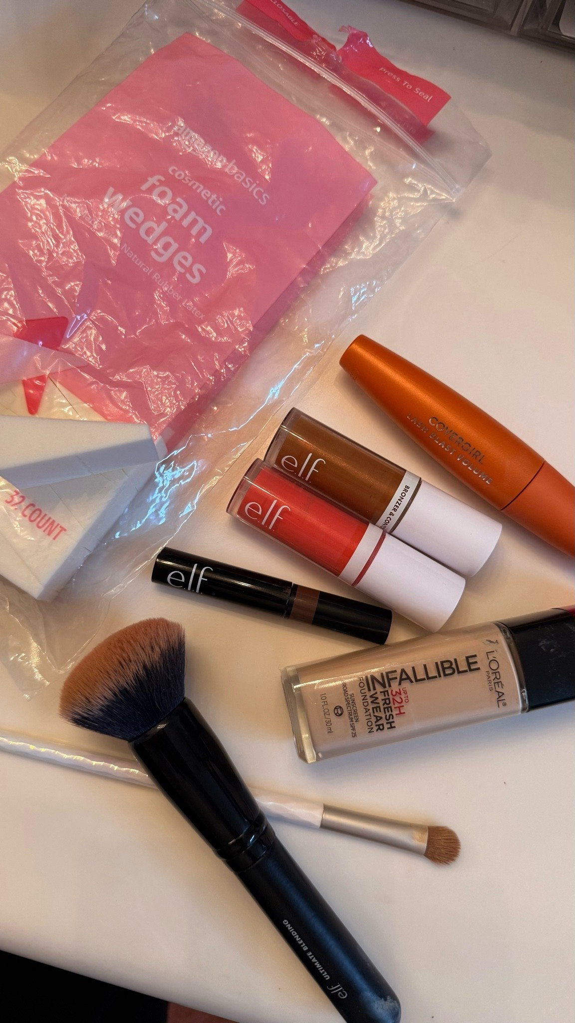 Glowy spring makeup for a no make up makeup look 👌🏻 and these E.L.F. Liquids are PIGMENTED so a little goes a long way. The foundation has spf in it also 👌🏻 and looks like your skin but better!

#LTKselfcare #LTKgrwm #LTKBeauty