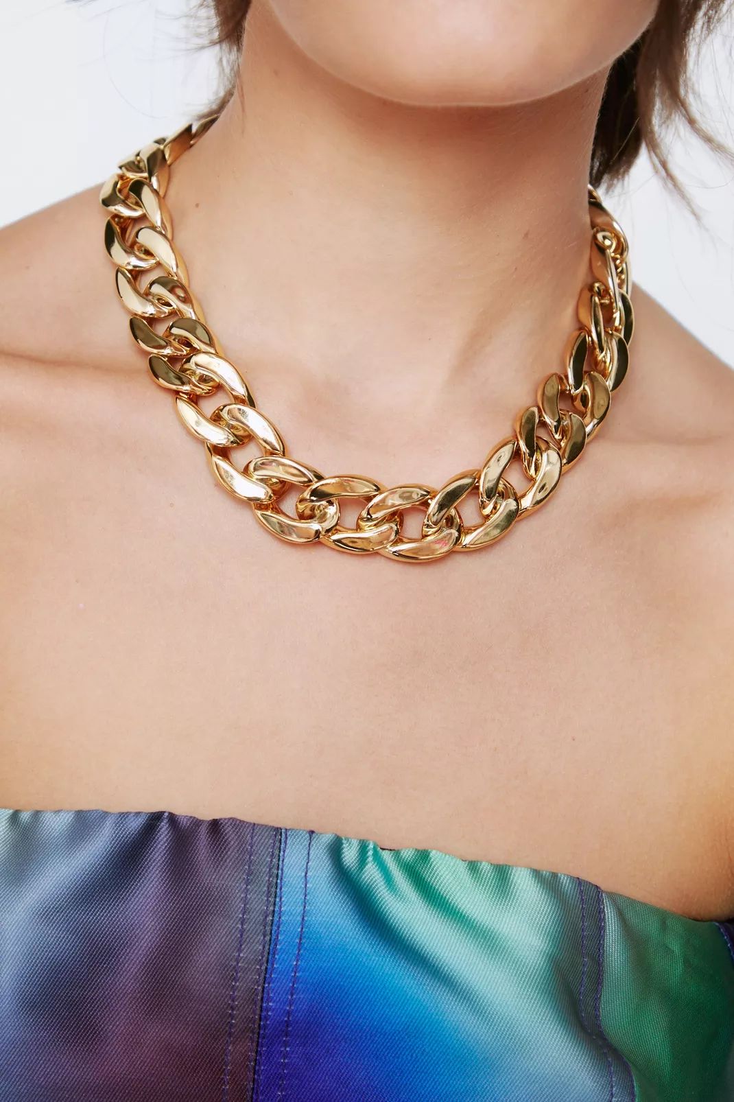 Smooth Chain Link Necklace | Nasty Gal (US)