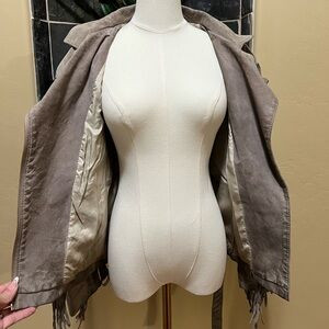 Vintage BB Dakota Fringe Suede Jacket Size Large | Poshmark