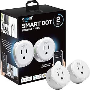Geeni DOT Smart Wi-Fi Outlet Plug, White, (2 Pack) – No Hub Required – Works with Amazon Alex... | Amazon (US)