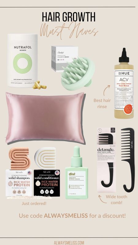 I have rounded up some of the things I’m doing to help my hair stay healthy and grow! Use code ALWAYSMELISS at myKitsch for a discount! I love the silk pillowcase and comb. Linking all my favs here for y’all!

Hair Care
Hair Growth 
Postpartum 

#LTKfindsunder100 #LTKbeauty