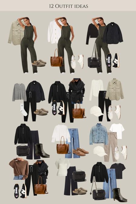 Another 12 outfit ideas from the capsule wardrobe for fall 

Fall outfit, vest, barrel leg pant, sweatpants, athleisure, loungewear 

#LTKstyletip #LTKshoecrush #LTKSeasonal