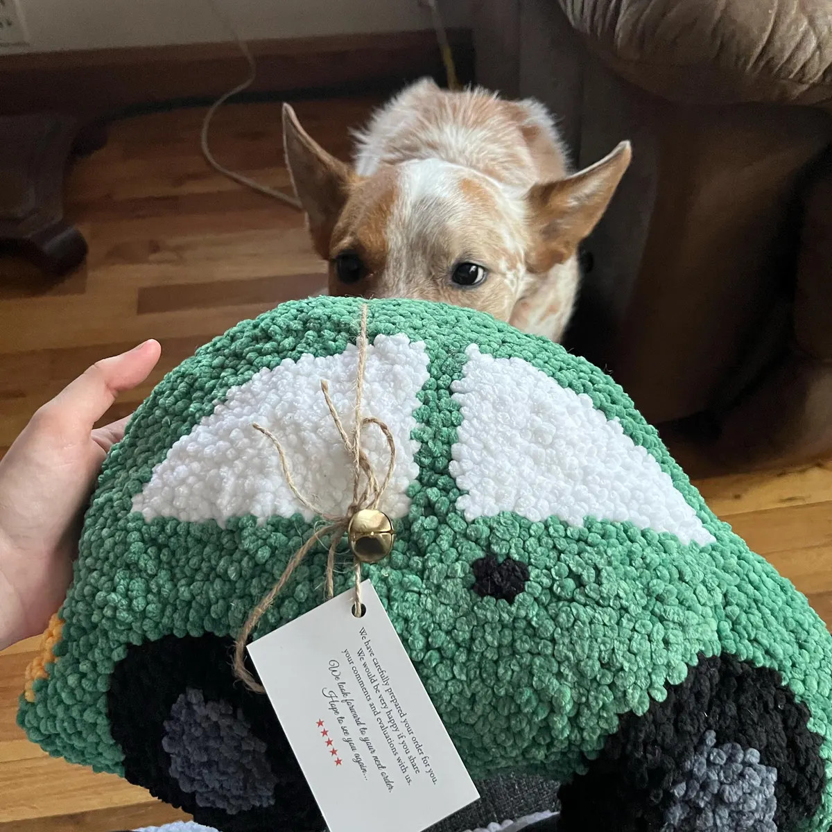 Adorable Car Shaped Pillow for Kids, Handmade Nursery Decor in Yellow and Red, Fun pillows, kidsr... | Etsy (US)