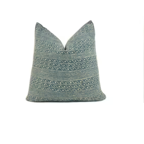 Green Batik Designer Pillow Cover  Boho Green Pillow  Modern | Etsy | Etsy (US)