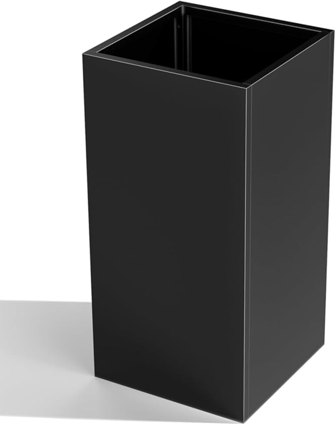 Tall Metal Cube Planter for Outdoor Plants 15" L x 15" W x 30" H, Heavy Duty Steel Planter Box wi... | Amazon (US)