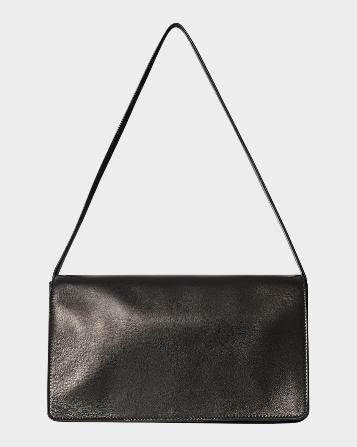 Nuance Flap Shoulder Bag in Nappa Leather | Neiman Marcus