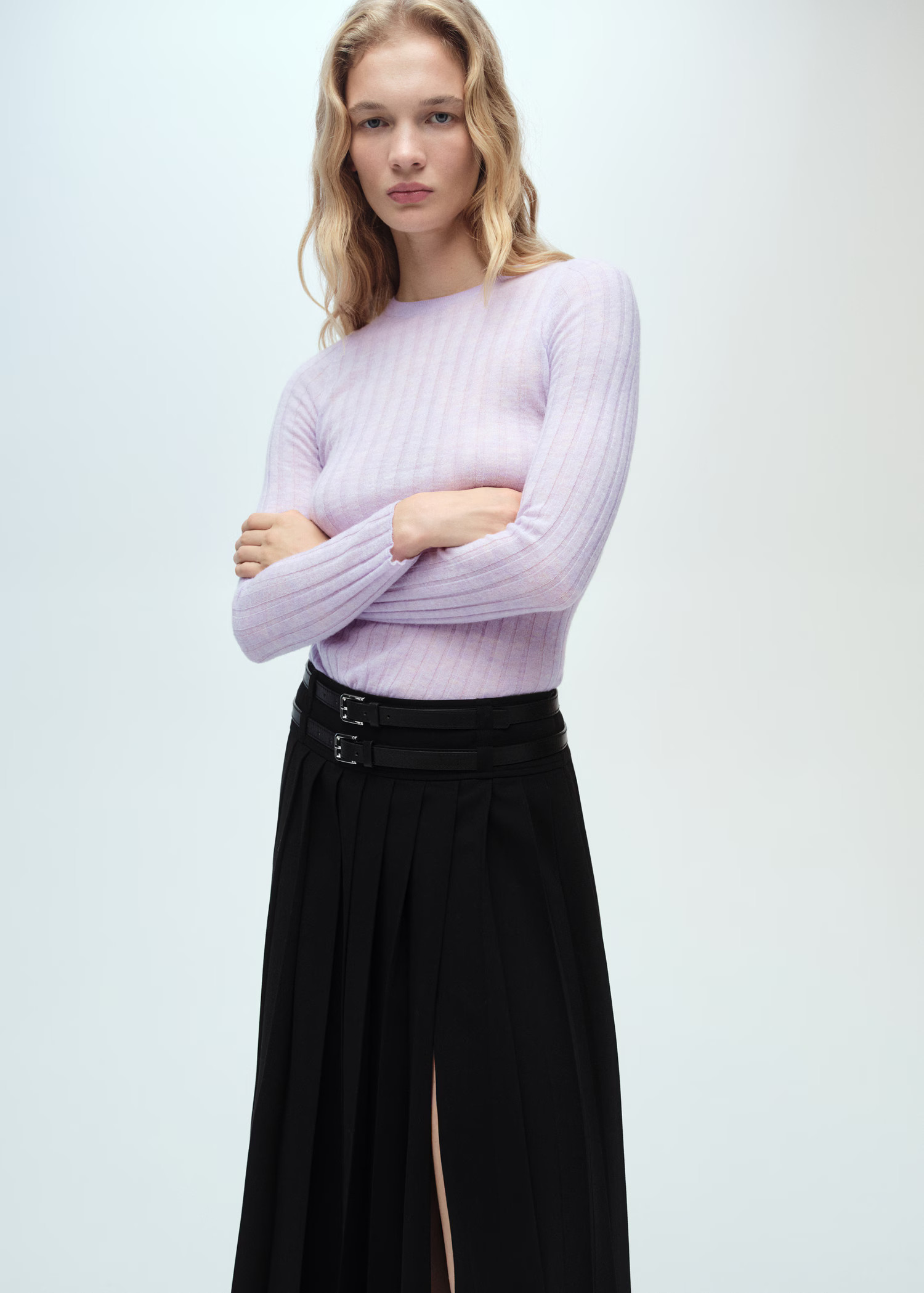 Ribbed round-neck sweater - Women | MANGO USA | Mango (US/MX/AU)
