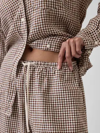 6" Linen-Blend Easy Shorts | Gap (CA)