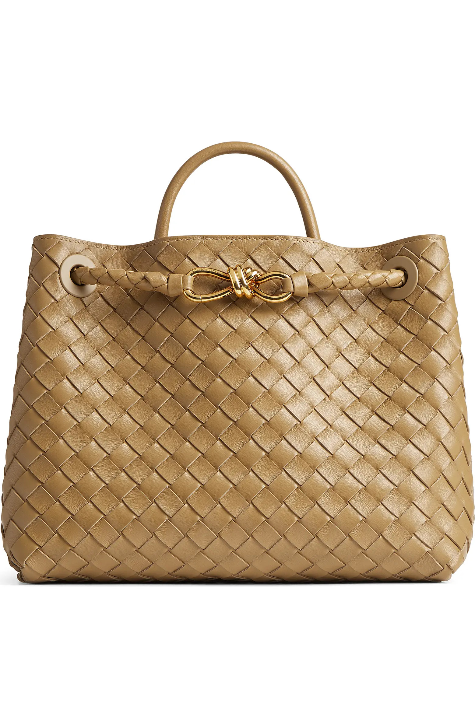 Medium Andiamo Intrecciato Shoulder Bag | Nordstrom