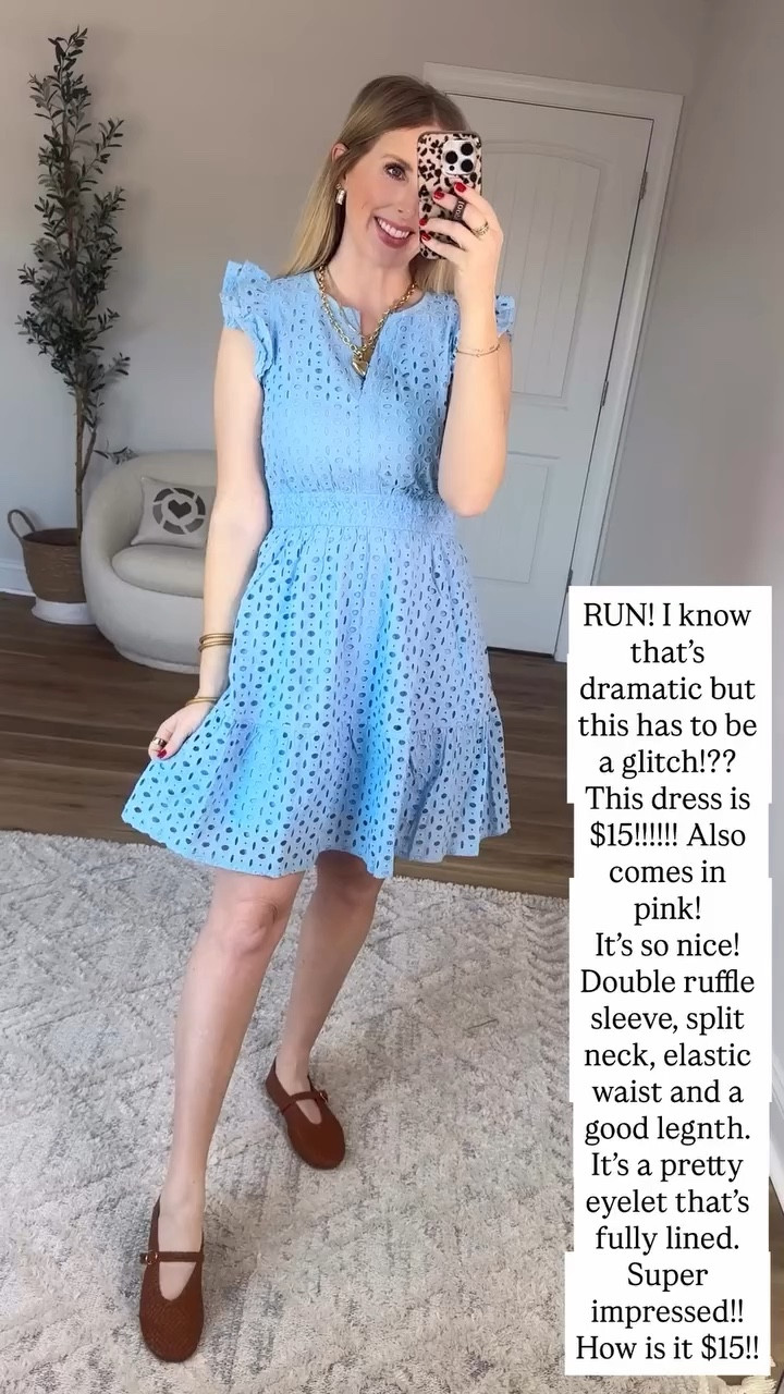 Eyelet dress from Walmart

#LTKootd