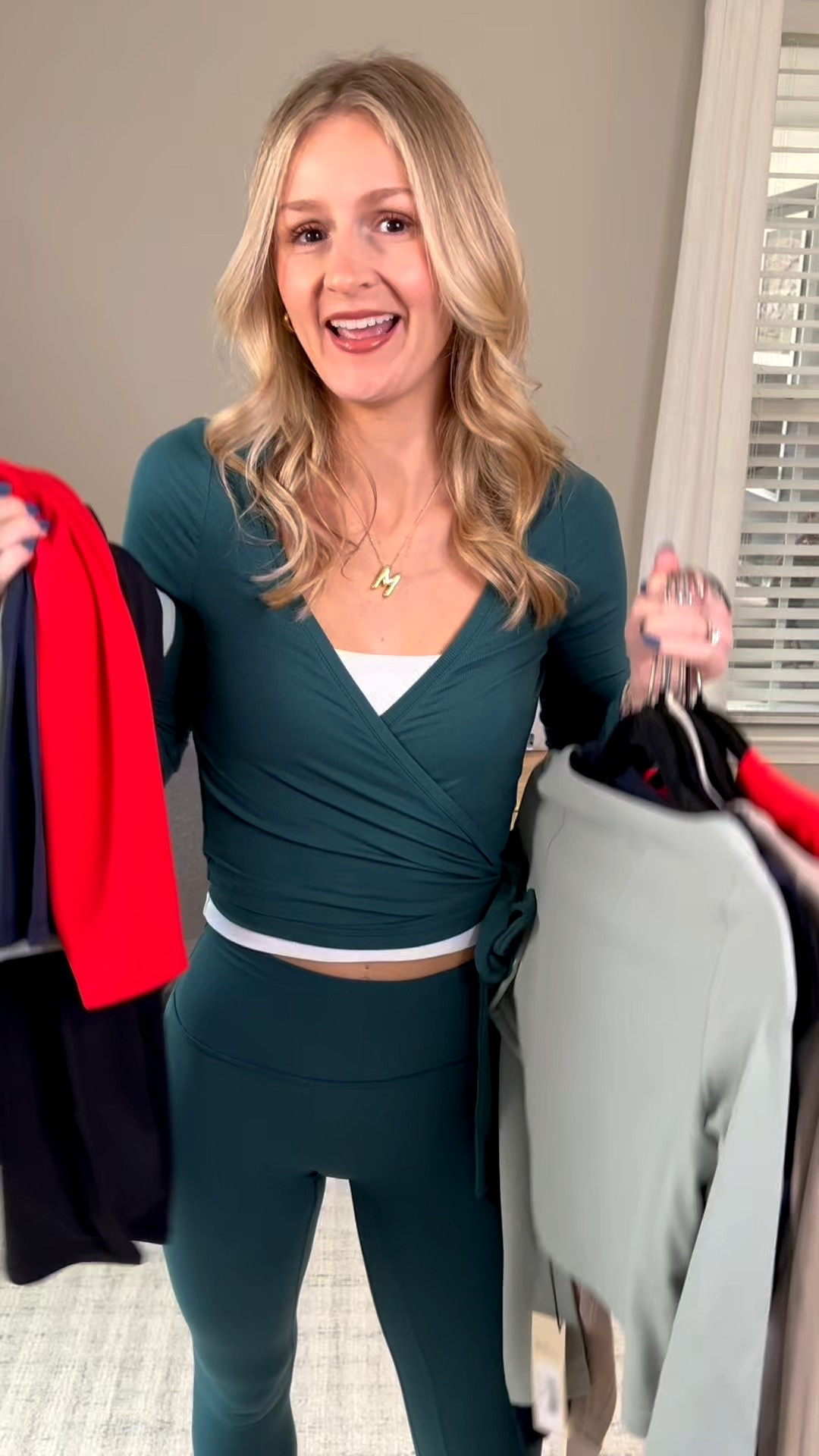 Amazon Activewear: Worth It or Return It 🩶

Sharing the exact items + sizes I tried so you can decide what’s worth it for you ✨

Forest green set: XS in wrap top, XS in white tank, XXS in leggings (XS would have worked too) 
Navy set: XS in sports bra, XS in shrug, XS in leggings, small in fleece zip-up 
Light green set: XS in long sleeve top, XS in leggings 
Red set: XS in short sleeve, XS in leggings 


#amazonactivewear #amazonfashion #affordablefashion #athleisurewear #activewearfinds #amazonfinds #tryonhaul