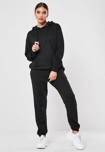 Black Hoodie And Joggers Co Ord Set | Missguided (UK & IE)