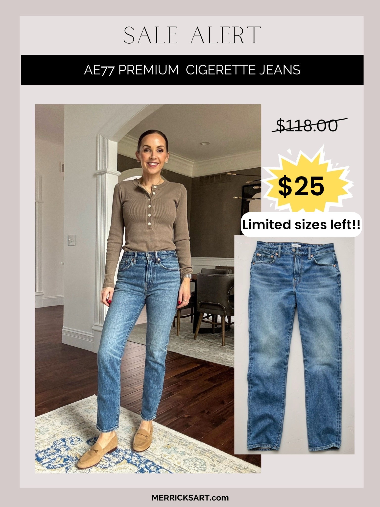 One of my favorite jeans are marked down 80%! Limited sizing is available but definitely grab these! Wearing true size! 

#LTKSaleAlert