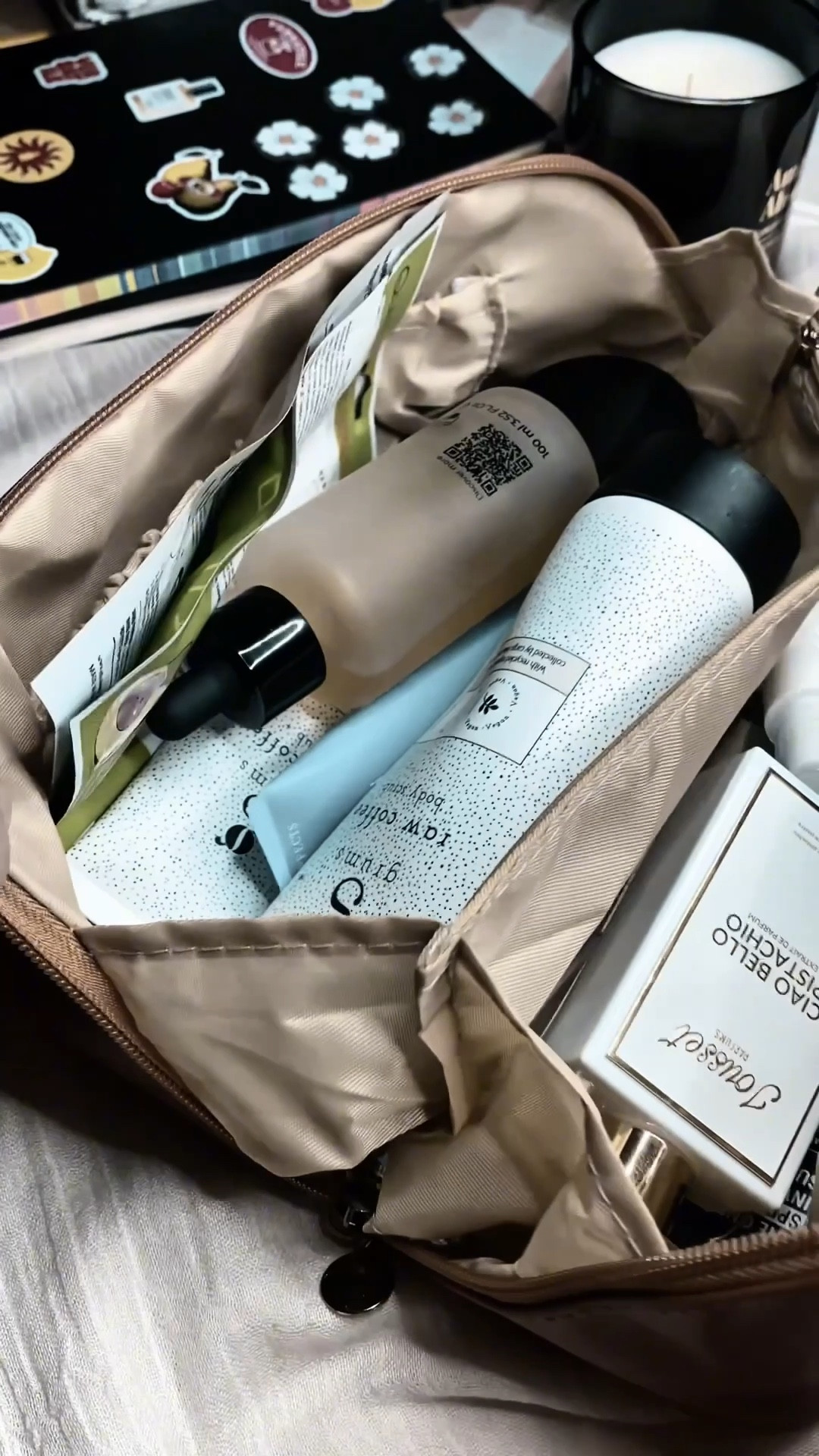 Whats in My Bag for work trip?
I just packed bag for my 2 days work trip. Only essentials ✨
• Body scrub
• Scalp serum
• Hands scrub and wash 
• Sheet masks global 
• Night cream 
• Dirt mask 
• Tulip face cleanser 
• Hand sanitizer 
• Nails and cuticles oil 
• Intim mist Joni teens 
• Perfume 
• Microcutrents device and gel 
• Lipscreen 
• Sunscreen & lip balm 

💸 Discount codes :
📌ON OFFICIAL WEBSITES 📌
bloomeffects : AleksaAmor - 20% OFF

manucurist : NAILSOFALEKSA - 15% OFF

ziipbeauty : ZIIPALEKSA - 10% OFF

alliesofskin : ALEKSAAMOR - up to 20% OFF



#LTKBeauty #LTKItBag #LTKTravel