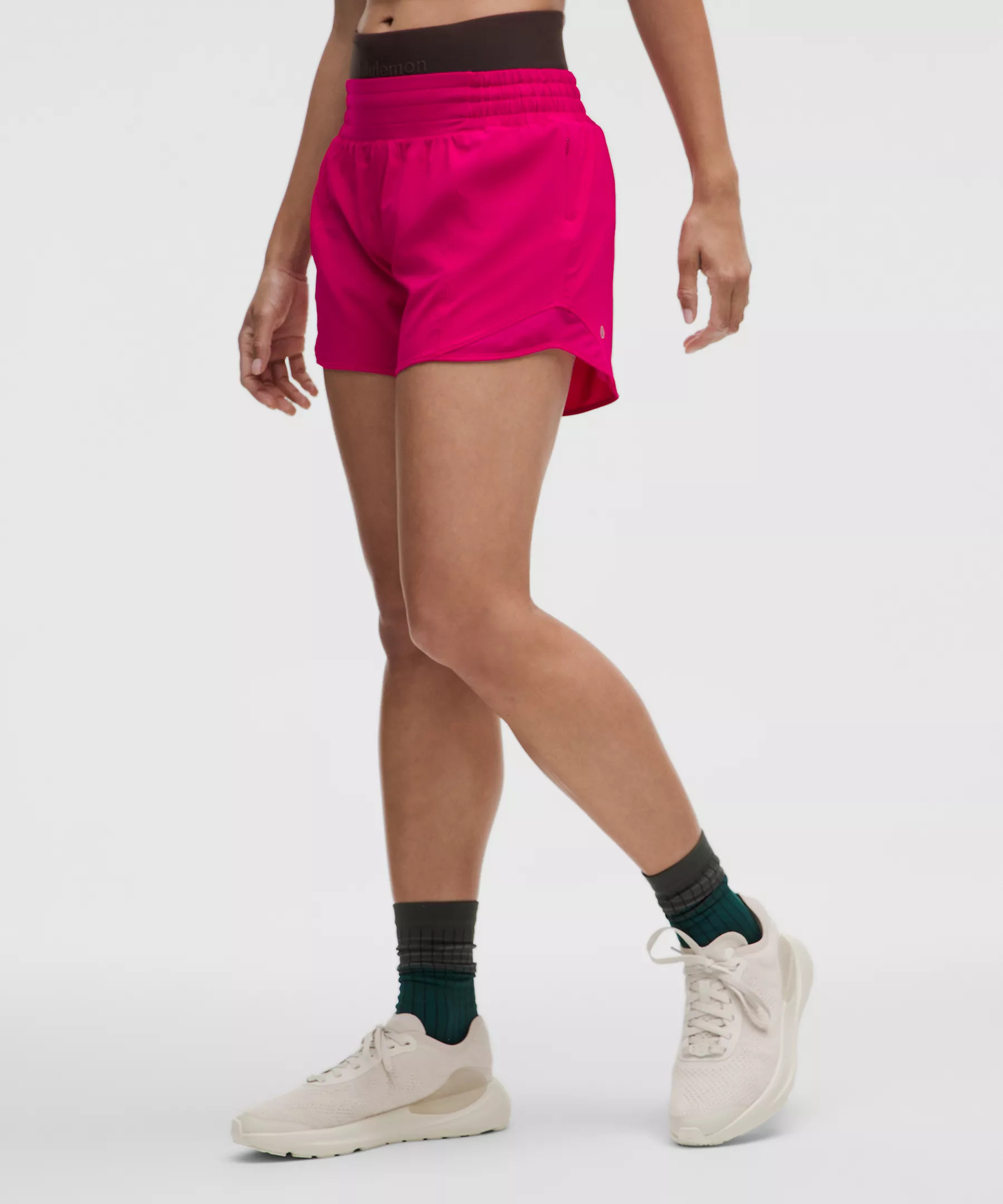 Hotty Hot High-Rise Lined Short 4" | Women's Shorts | lululemon | Lululemon (US)