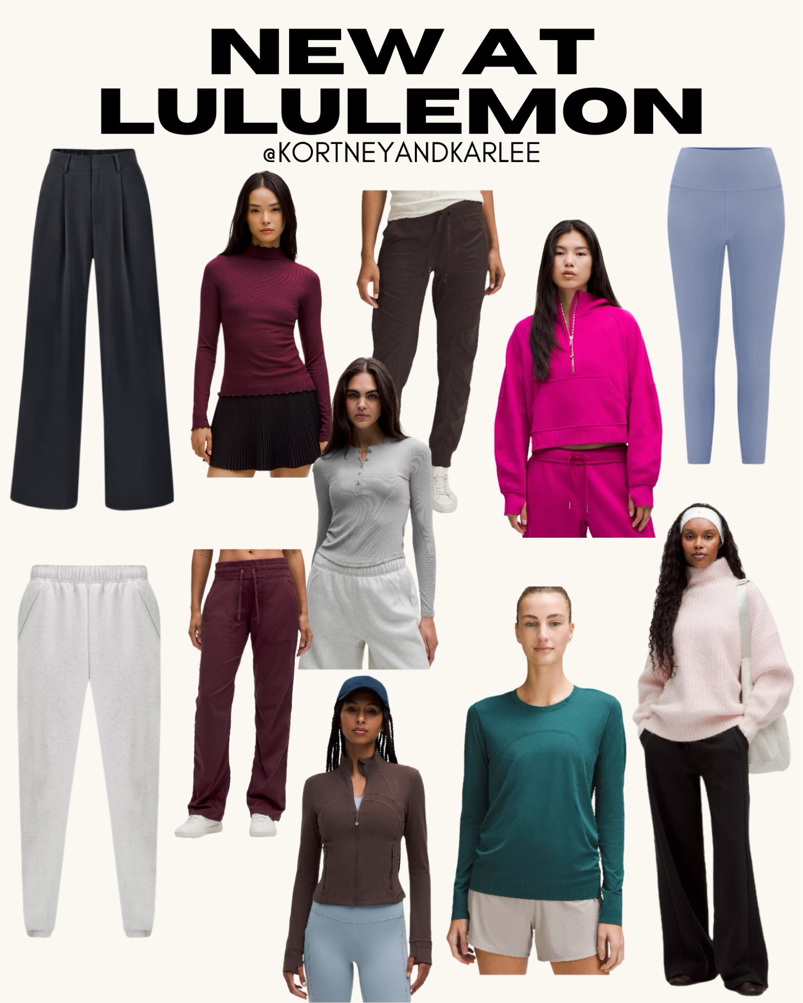 New at Lululemon!

Kortney and Karlee | #kortneyandkarlee 

#LTKfindsunder50 #LTKfindsunder100 #LTKstyletip