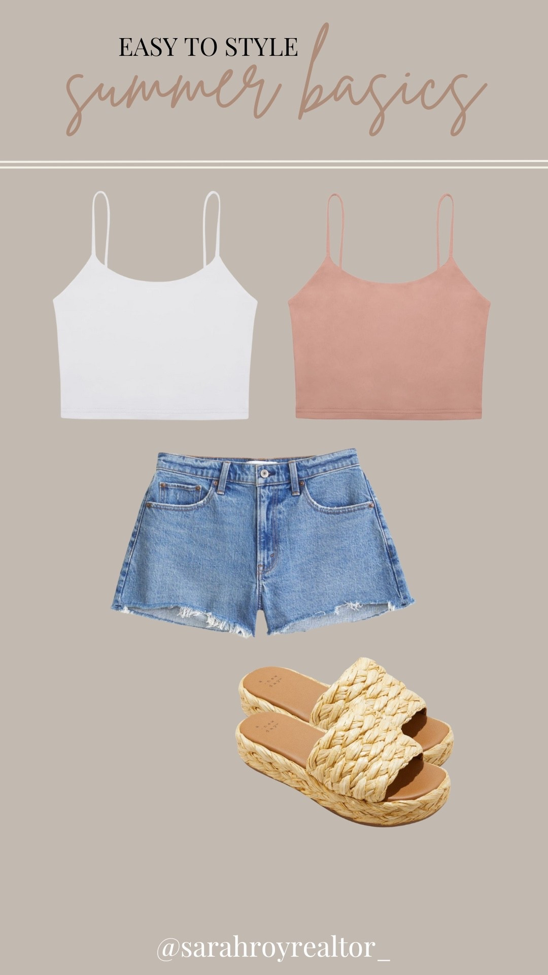 My go-to outfit for these casual summer days ☀️

The tank tops have adjustable straps and are double layered! Oh, and they’re not see through one bit🙌🏼

#LTKSaleAlert #LTKSeasonal #LTKFindsUnder50