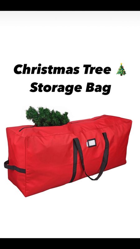 This 9ft zip up bag is perfect to store your artificial Christmas tree and/or Holiday garland. It comes in a few different colors.  #founditonAmazon 

#LTKSeasonal #LTKHoliday