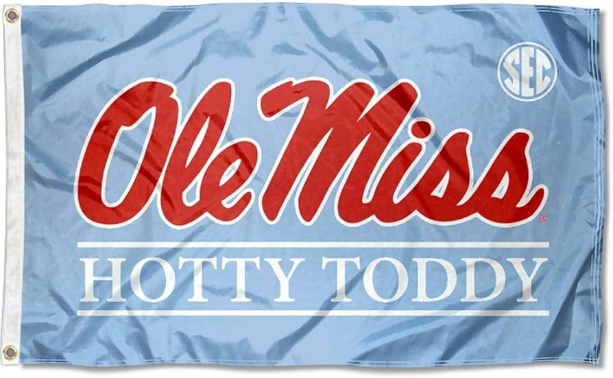 College Flags & Banners Co. Ole Miss Powder Blue Hotty Toddy Flag | Amazon (US)