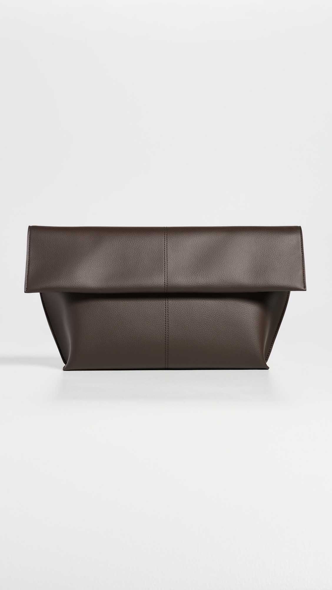 Freja New York Seamed Clutch Espresso One Size | Shopbop