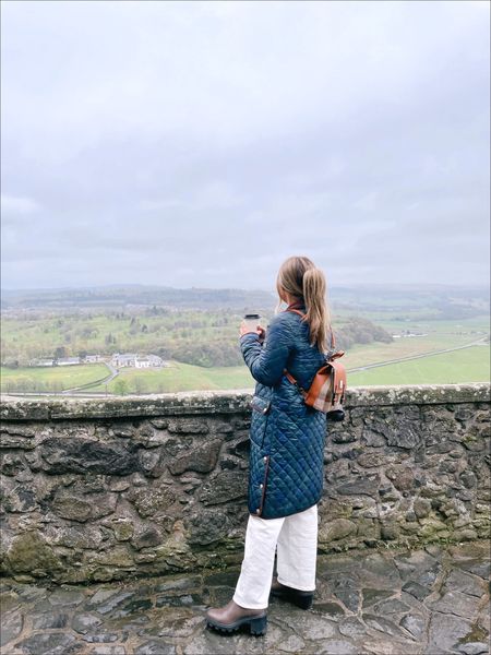 Castle views in Scotland!!! 🏴󠁧󠁢󠁳󠁣󠁴󠁿 Linking my coat that saved me for this cold trip! 

#LTKSeasonal #LTKeurope #LTKtravel