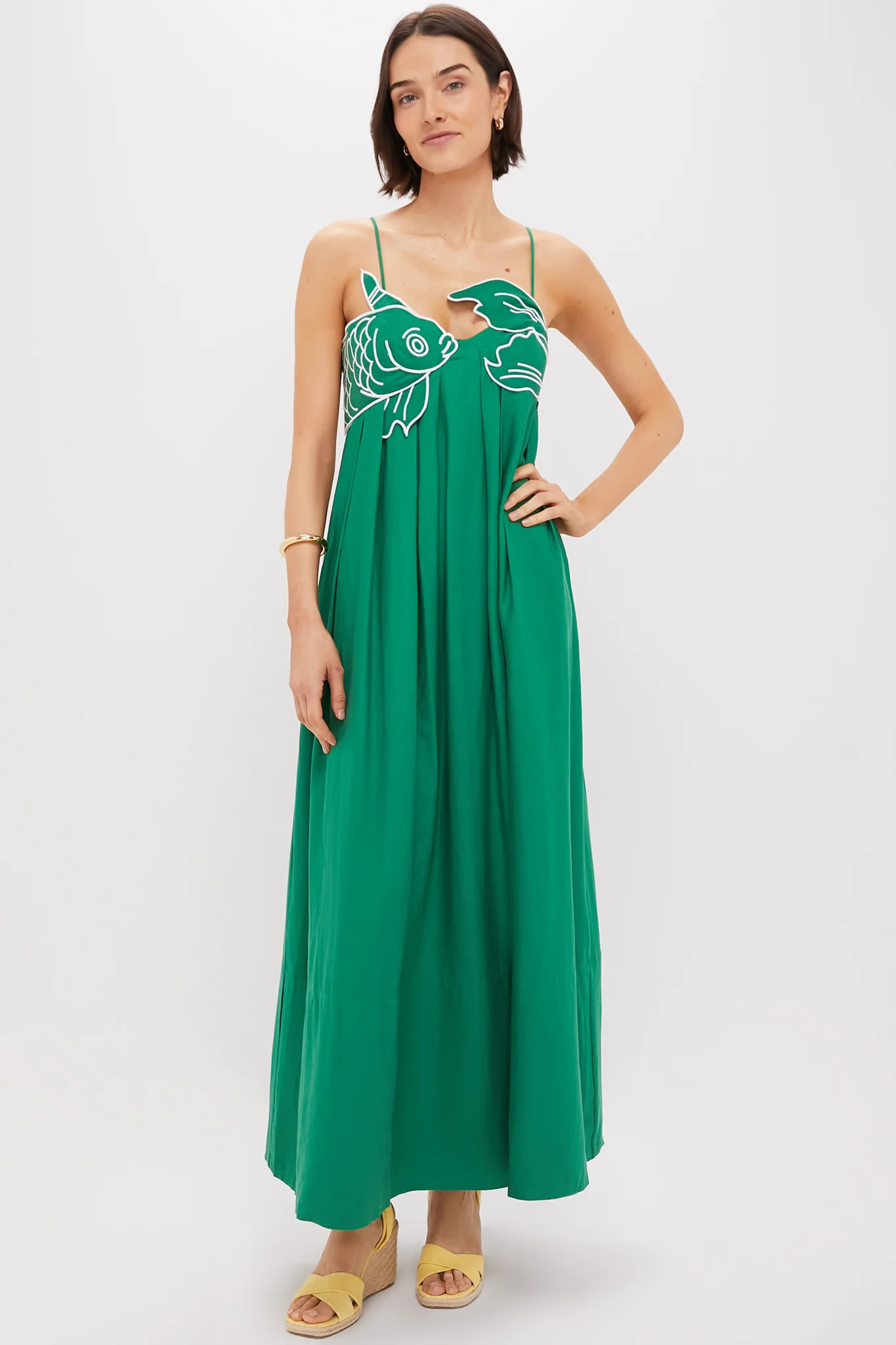 Exclusive Green Fish Top Maxi Dress | Tuckernuck (US)