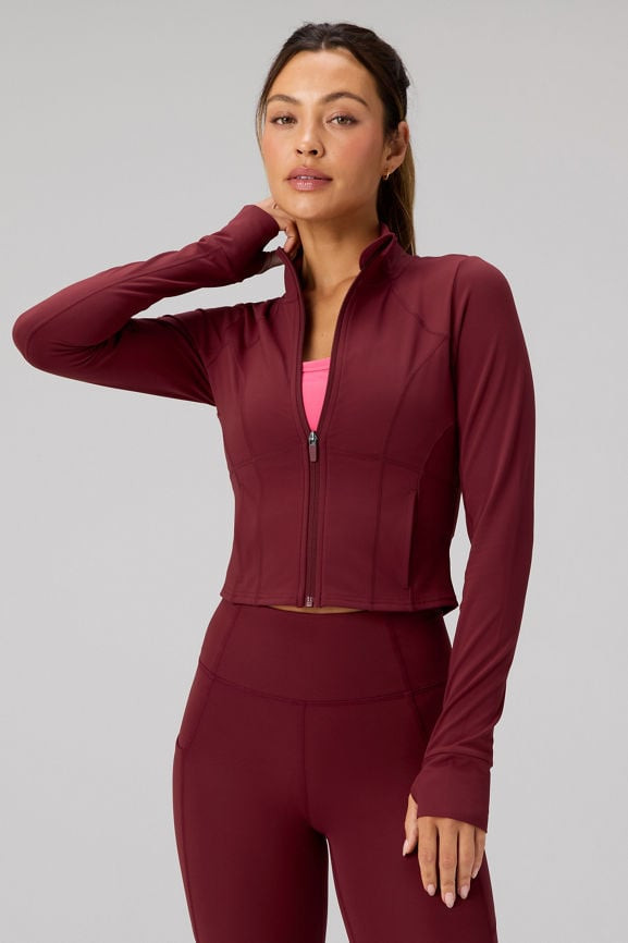 Perfect Storm Cropped Train Jacket | Fabletics