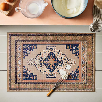 Click for more info about Vintage-Inspired Persian Vinyl Kitchen Mats & Runners