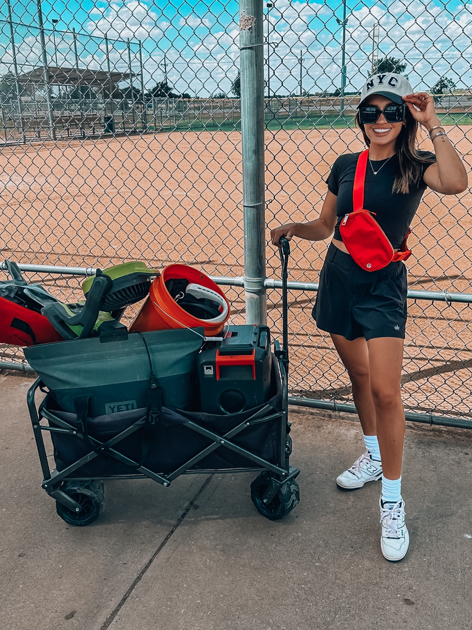 New red Lululemon belt bag and more!