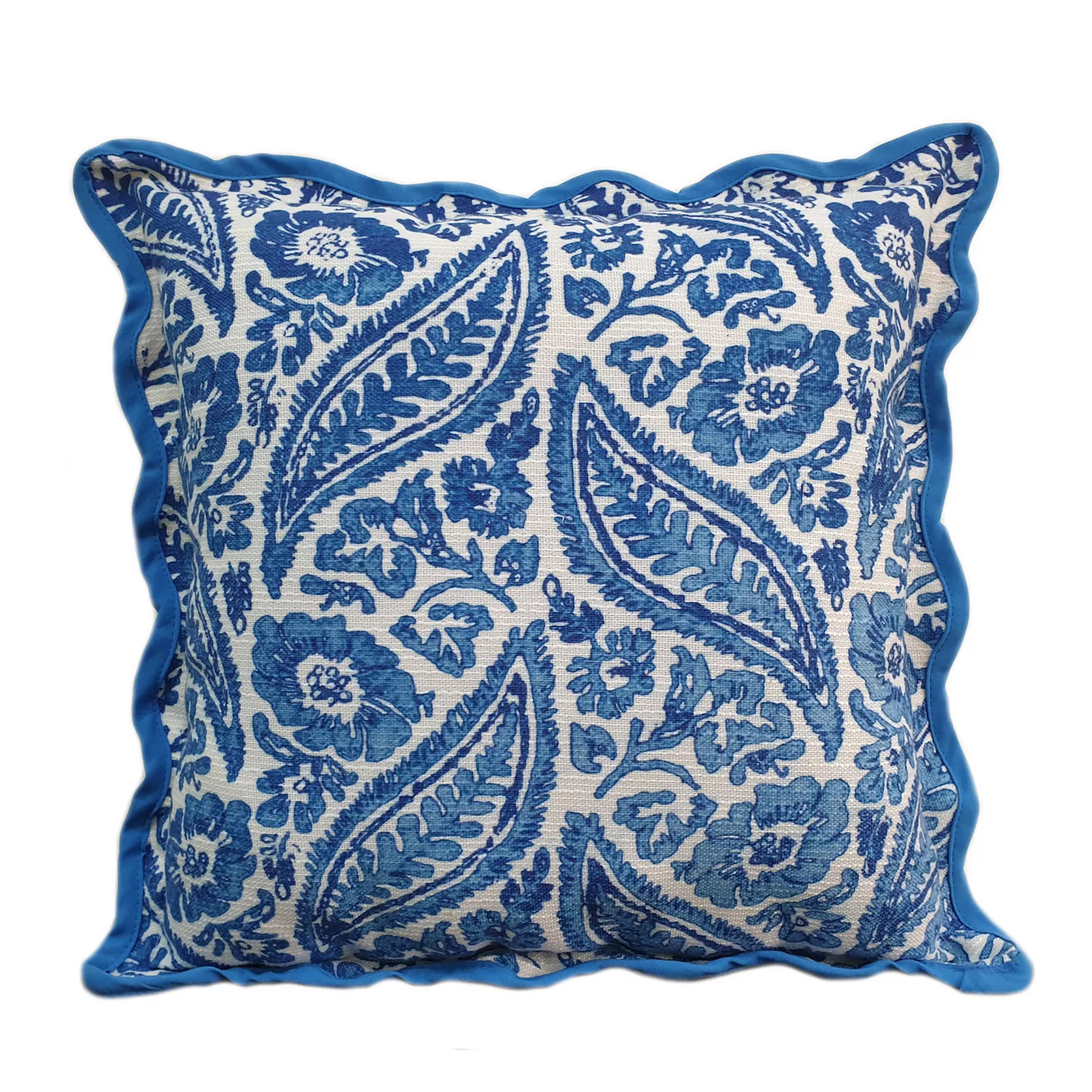 Draper James Ocean Leaf Print Indoor/Outdoor Throw Pillow, Blue | Kohl's