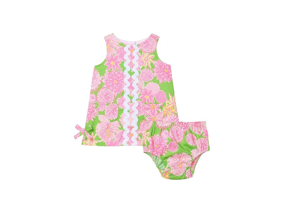 Lilly Pulitzer Kids Baby Lilly Shift (Infant) Girl's Dress Seaside Garden Overprint : 6-12 Months, Cotton | Zappos