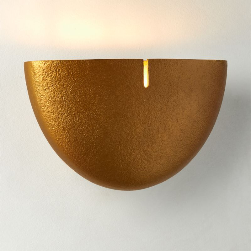 Amaru Brass Wall Sconce | CB2 | CB2