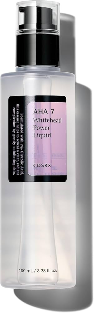 COSRX AHA 7 Whitehead Power Liquid, 3.38 fl.oz / 100ml, Whitehead Remover, Glycolic Acid 7%, AHA ... | Amazon (US)
