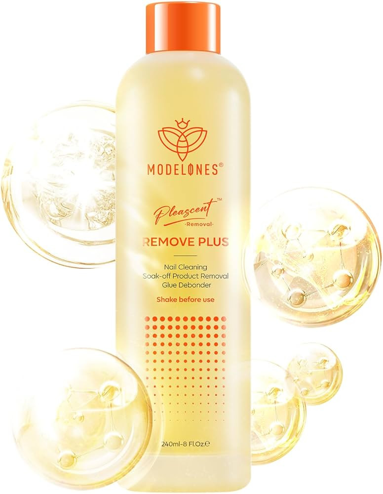 Modelones Nail Polish Remover PleaSCENT Ultra-Powerful Acetone Gel Nail Polish Remover Enriched w... | Amazon (US)