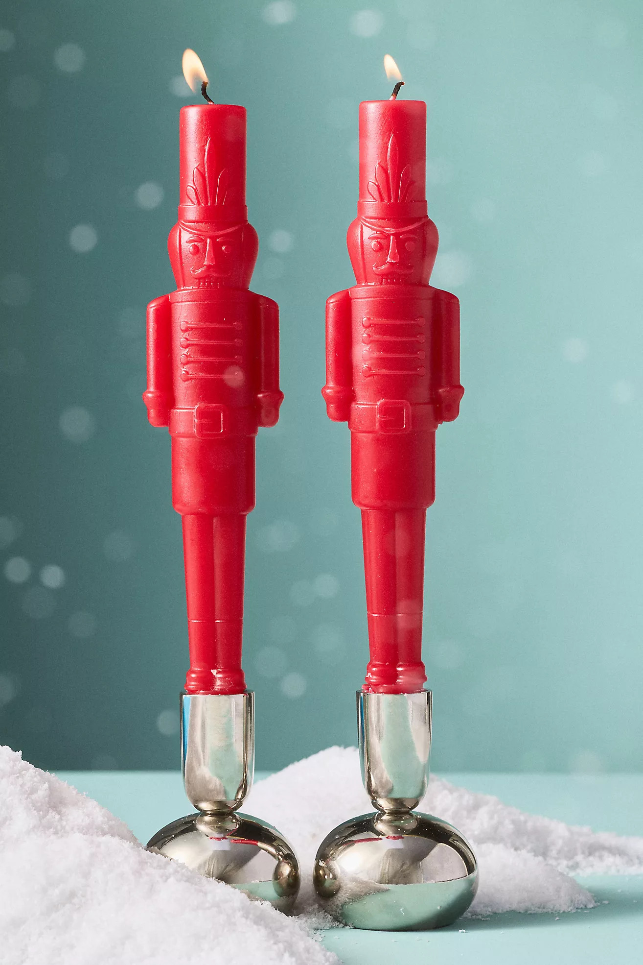 Nutcracker Taper Candles, Set of 2 | Anthropologie (US)