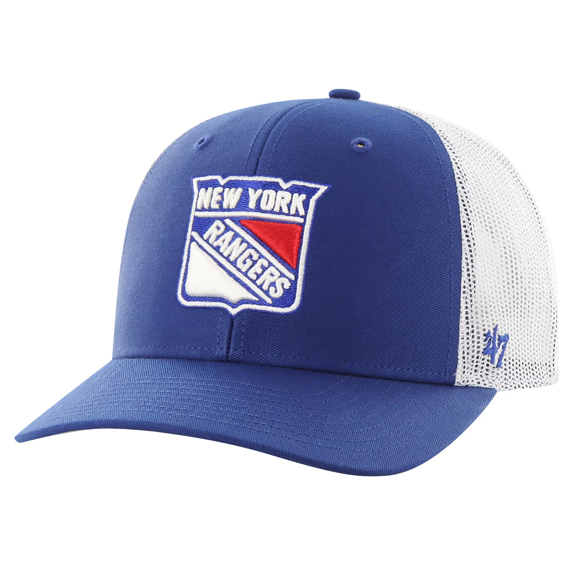 New York Rangers '47 Core Logo Trucker Adjustable Hat - Blue | Fanatics