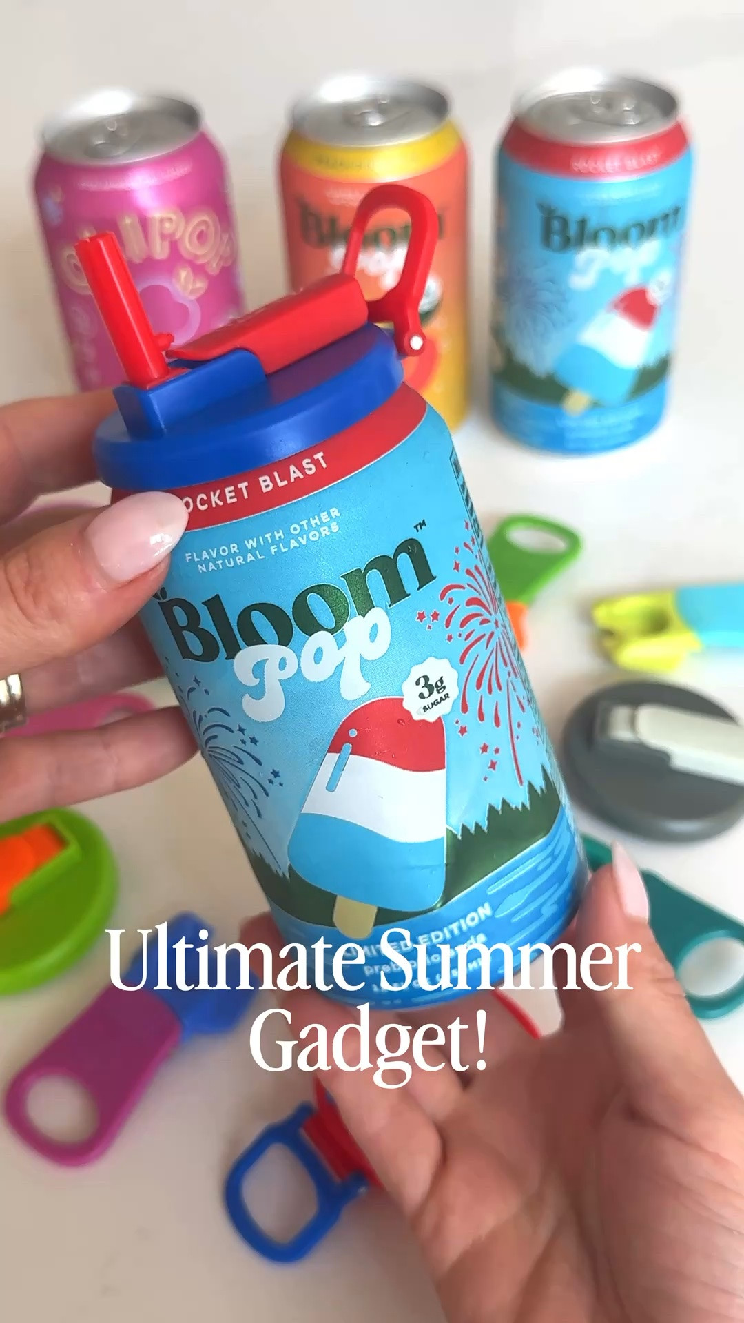 These little can lids & opener are such fun summer finds — they have a built-in straw, a handle, and keep your drink covered for pool days, patio nights, sports games, and backyard hangs. Great for kids to prevent spills too! 

Cute, practical, and officially staying in my summer bag.

#LTKSeasonal #LTKHome #LTKmomlife