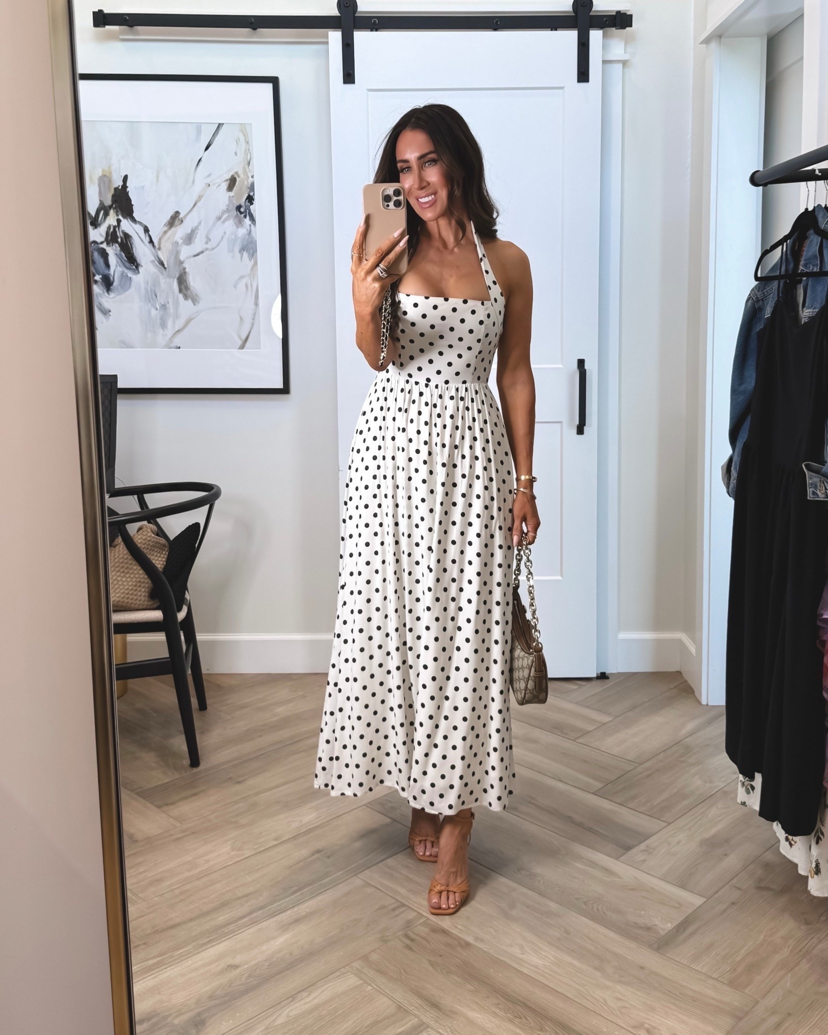 My favorite dress I plan on wearing this Mother’s Day weekend. Summer midi length dress …It is stunning!
Polkadot dress runs true to size, size small

Petal & pup


#LTKSeasonal #LTKOver40 #LTKTravel