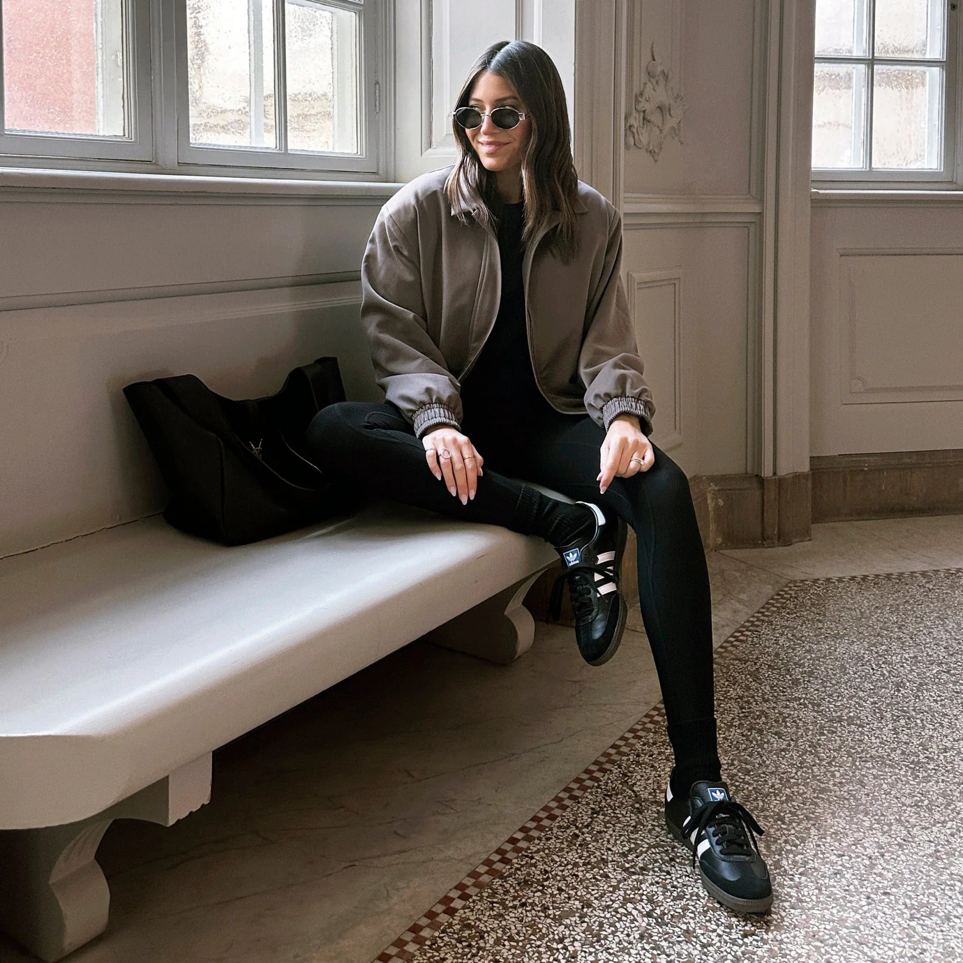 COLLARED BOMBER - SMOKE | WAT The Brand