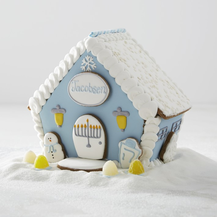 Personalized Hanukkah Gingerbread House | Williams-Sonoma