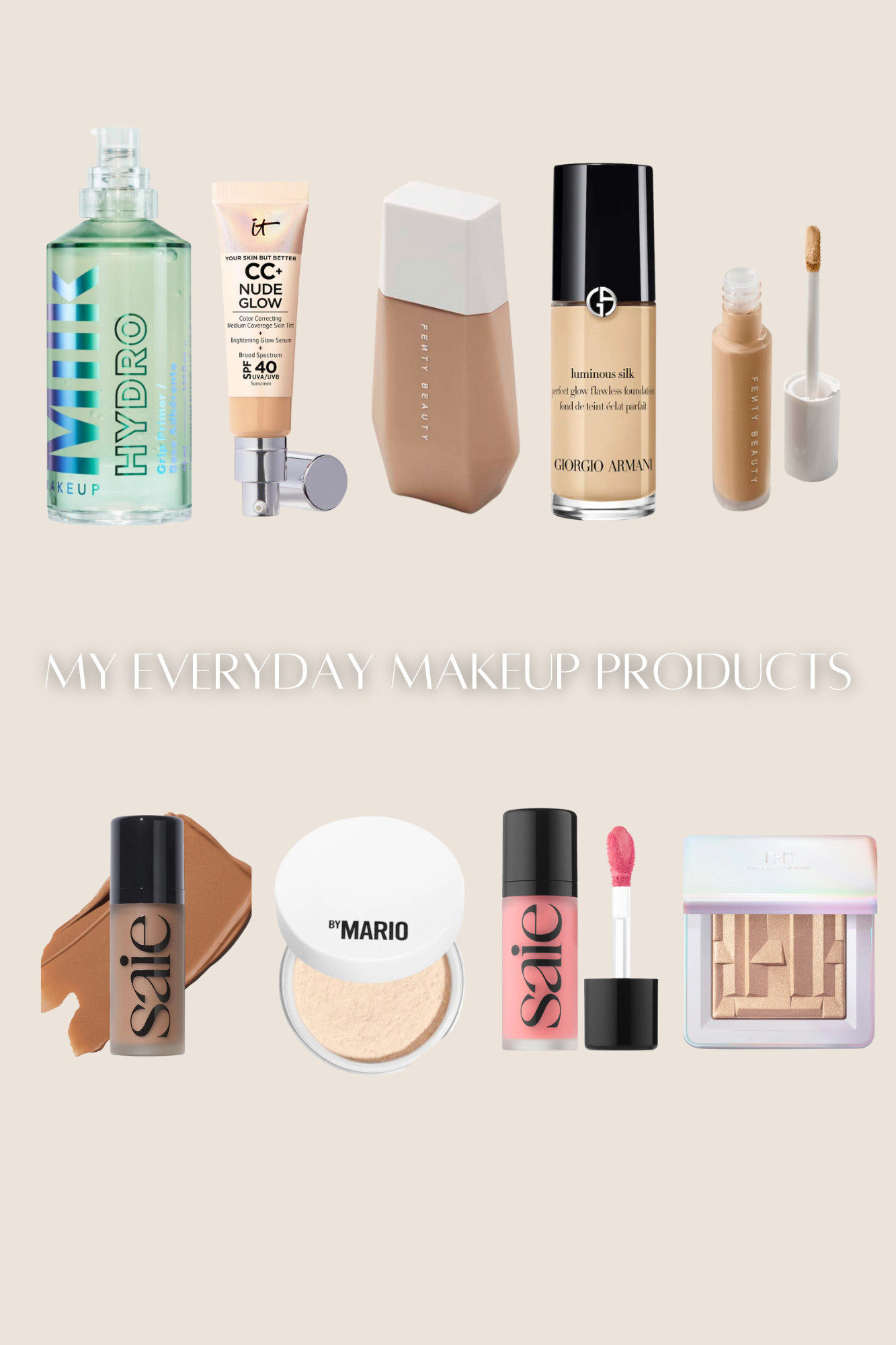 My everyday makeup. Combo+ Acne Prone skin. 

 

#LTKWatchNow #LTKU #LTKBeauty