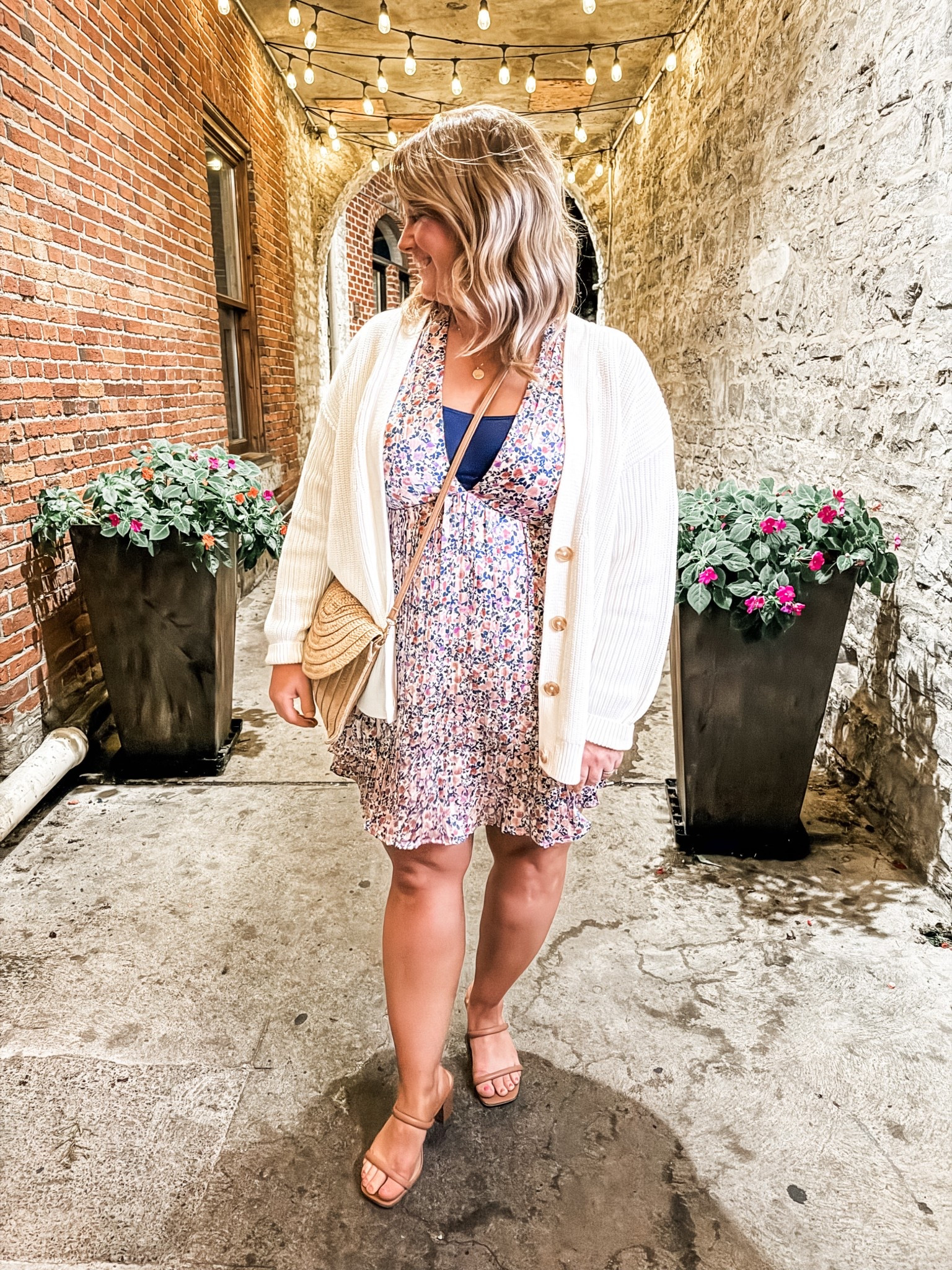 Wearing a large in my sweater and an XL in my dress  

#LTKMidsize #LTKWedding #LTKSeasonal